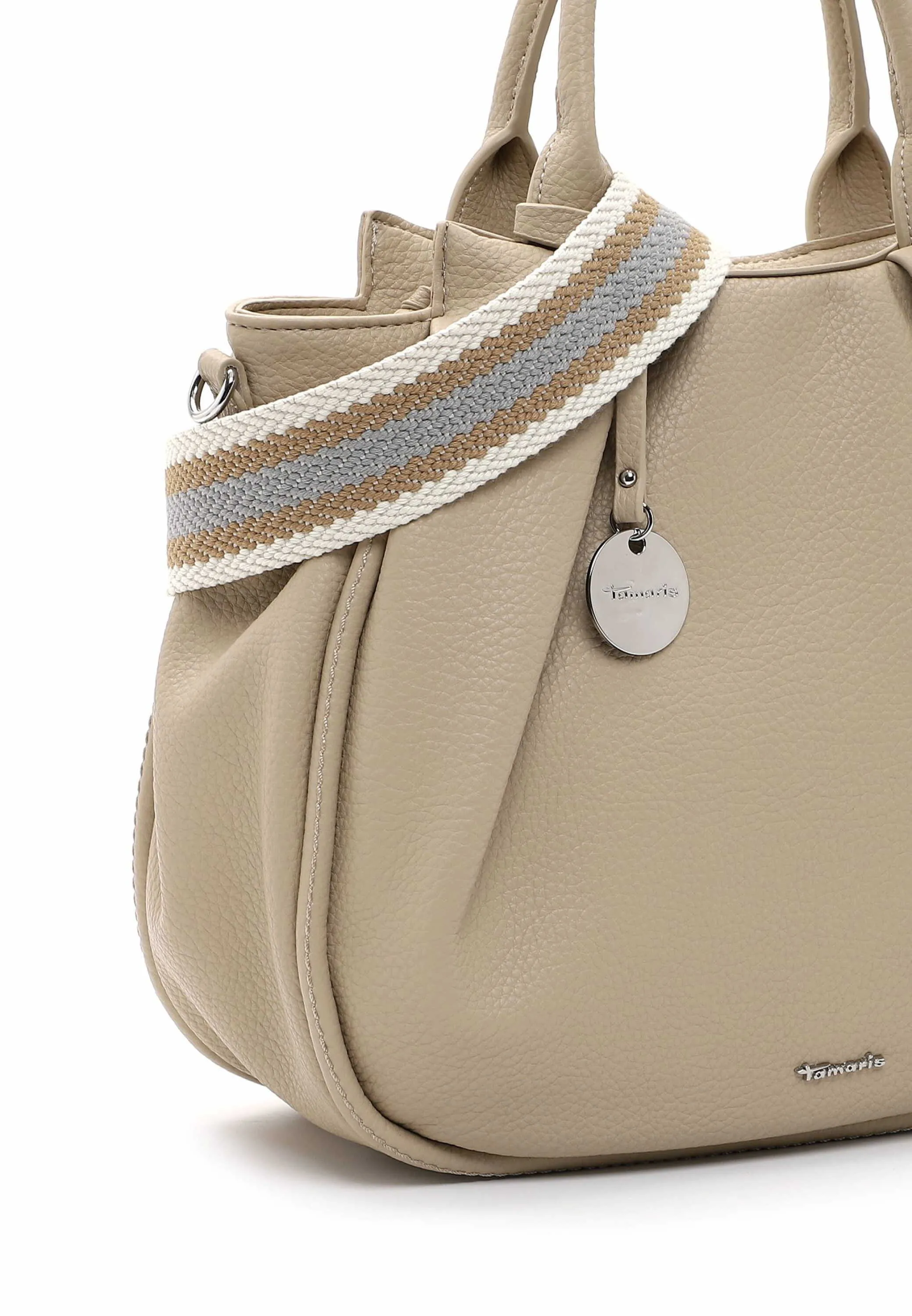 TAMARIS Henkeltasche Beige Lederimitat