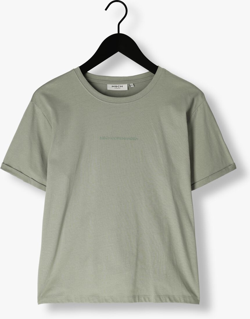 MSCH COPENHAGEN groene msch copenhagen t-shirt mschterina organic small logo tee