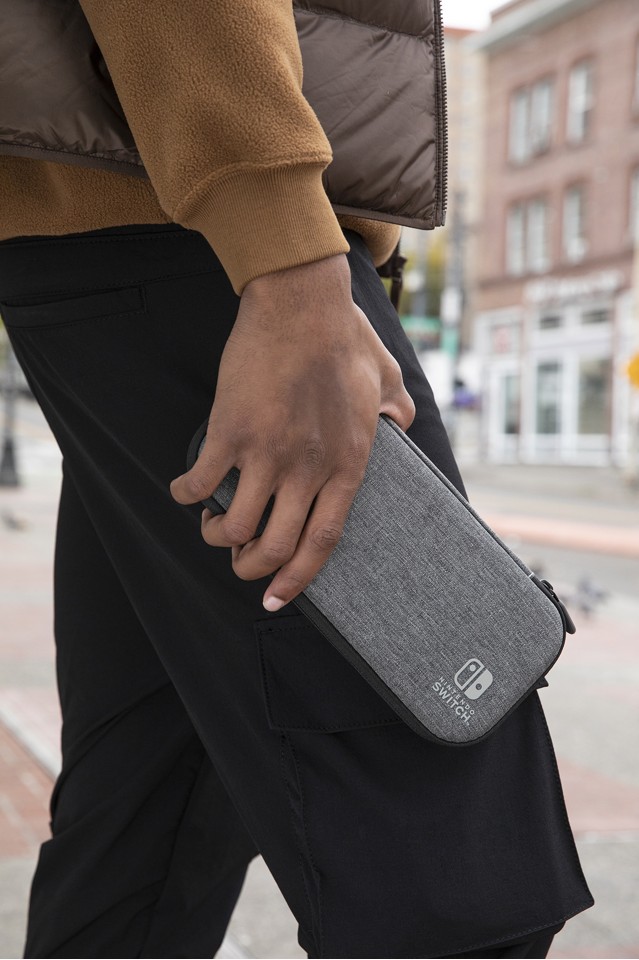 PowerA Slim Case for Nintendo Switch - Charcoal /Nintendo Switch