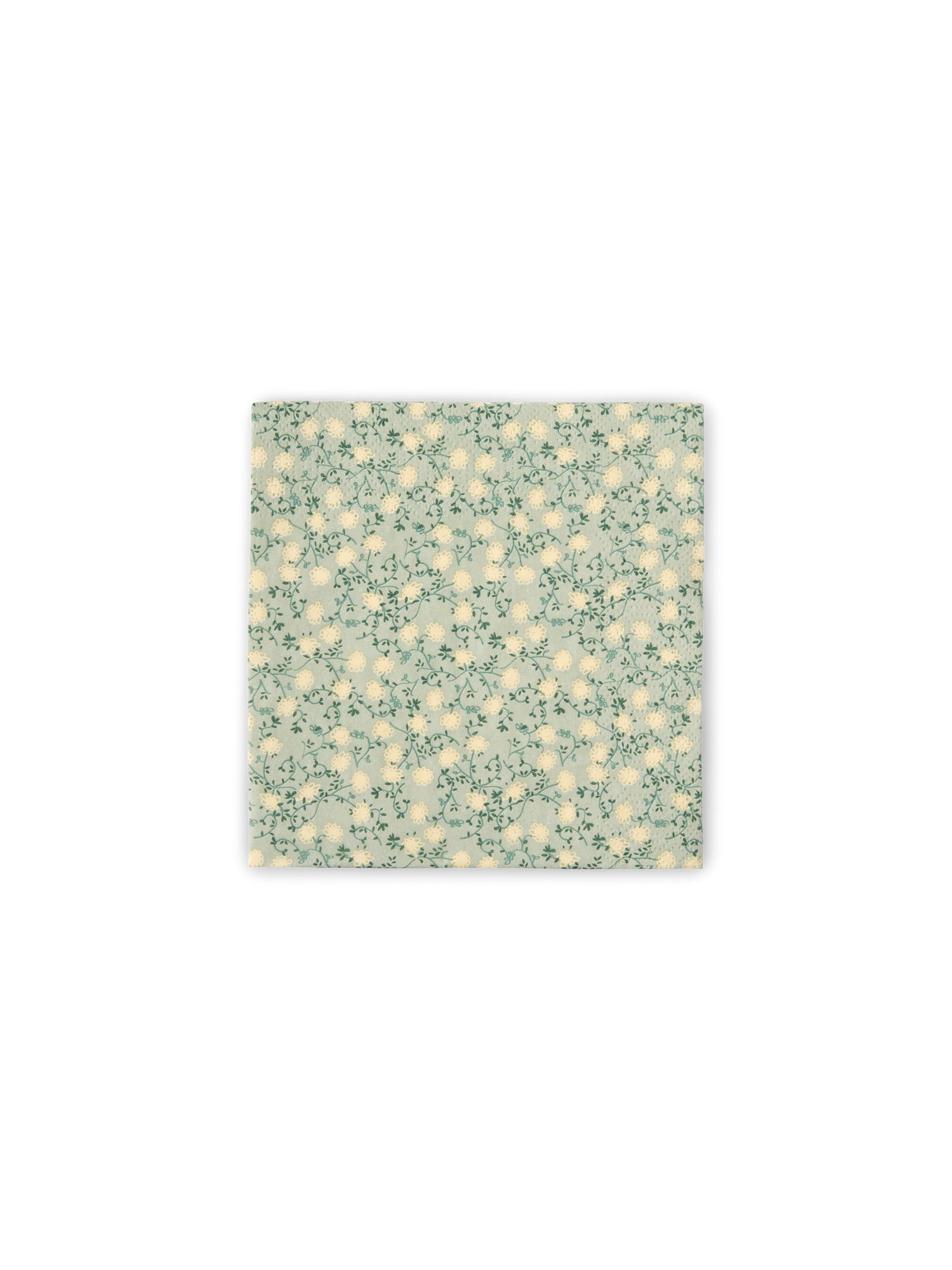 Servietter 25 x 25 cm | Papir. 25 x 25 cm. 20 stk. | Dusty Green, Yellow