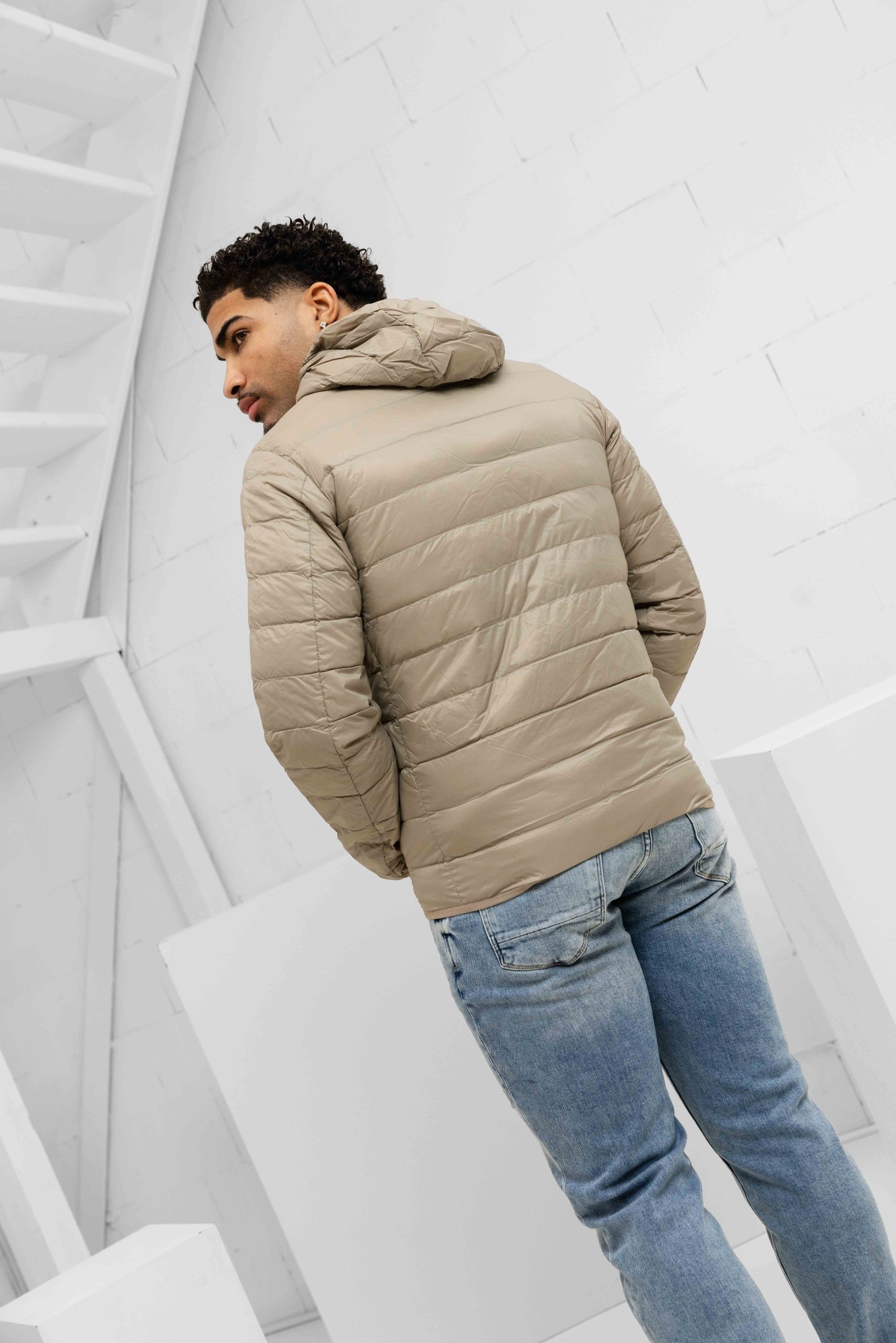 EA7 Emporio Armani 8NPB24 Tussenjas Heren Beige