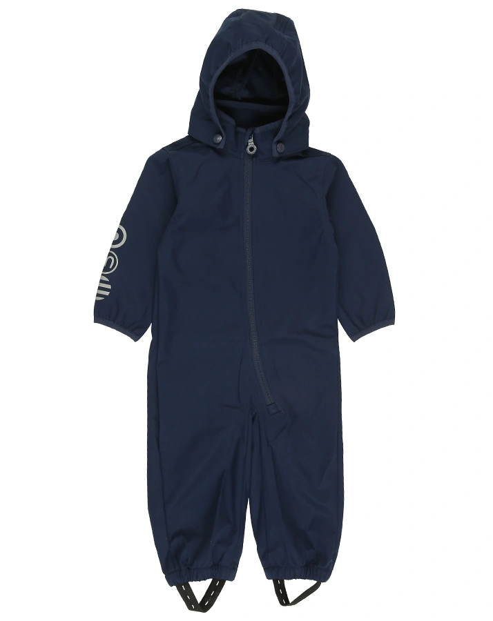 Softshell-Overall SOLID 20 mit Kapuze in dark navy