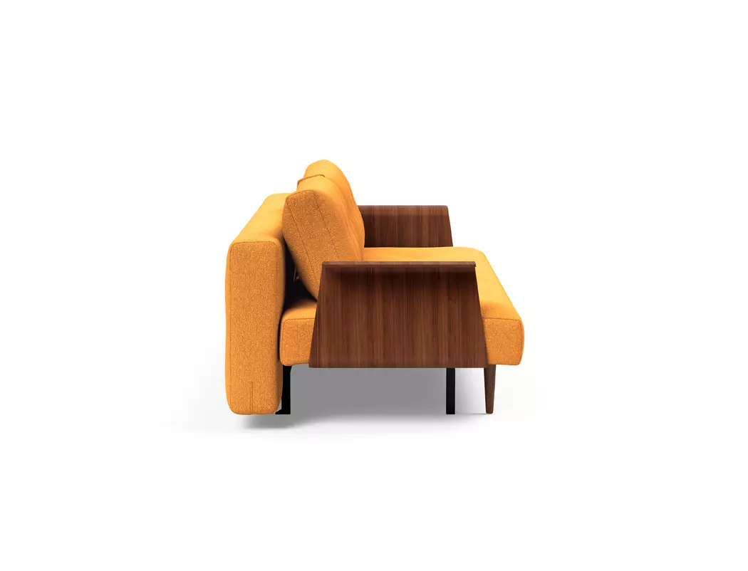 Schlafsofa mit Armlehnen Recast Plus dunkel
