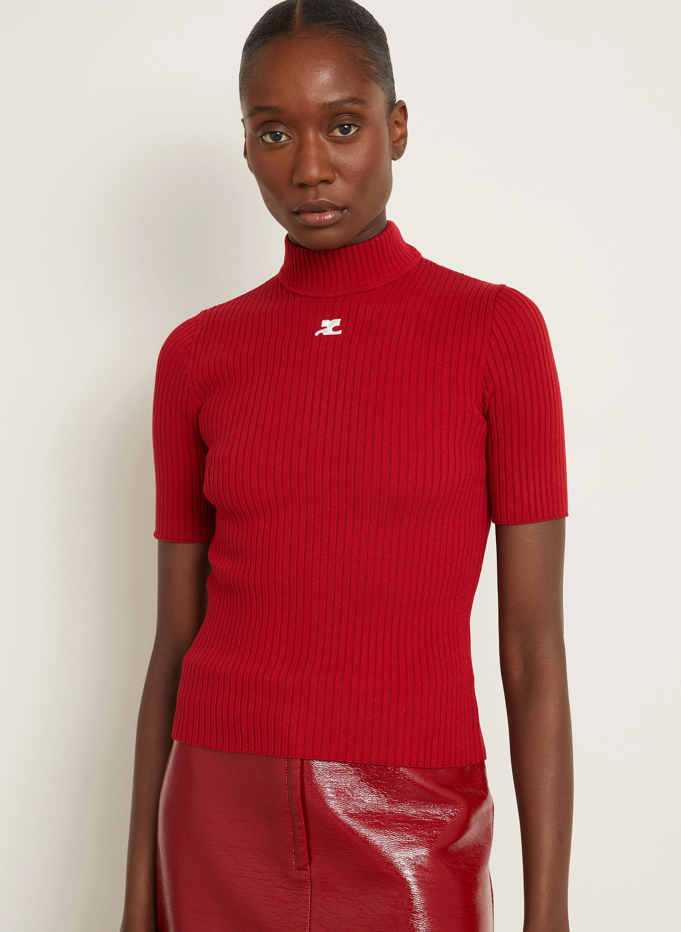 Courrèges Strickshirt