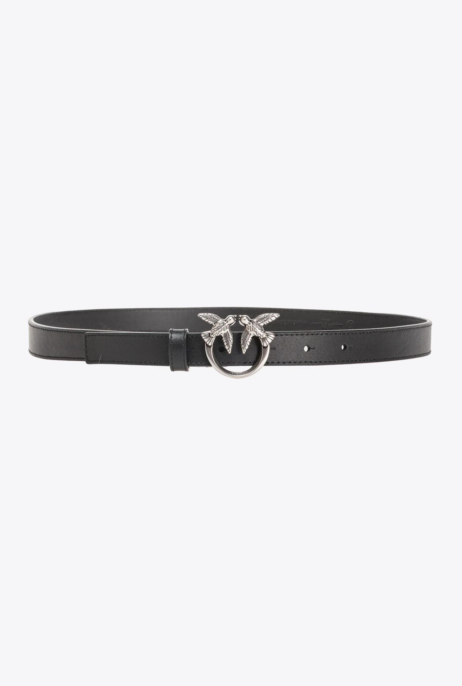 Fine ceinture love birds | Noir