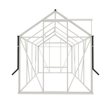 Royal Well Kate II kweekkas aluminium wit 4,83 m²