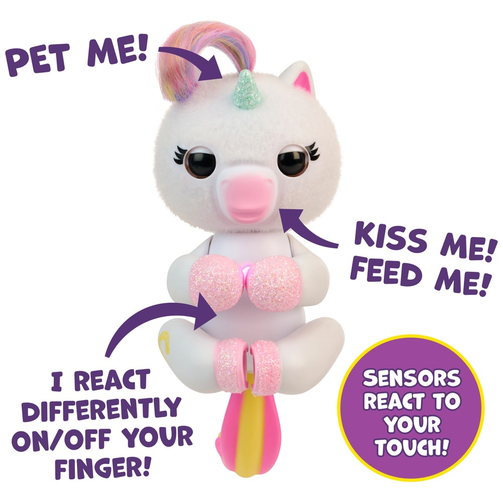 Fingerlings Baby-Einhorn Lulu, interaktives Haustier