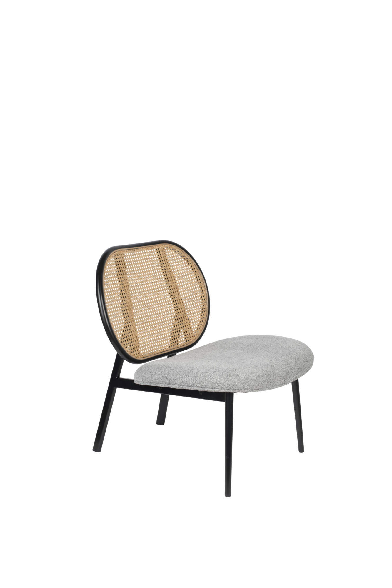 Zuiver Spike Fauteuil Naturel/Grijs