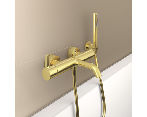 Ideal Standard Idealrain Atelier handdouche, rond, Ø 25 mm, geborsteld goud, BC774A2