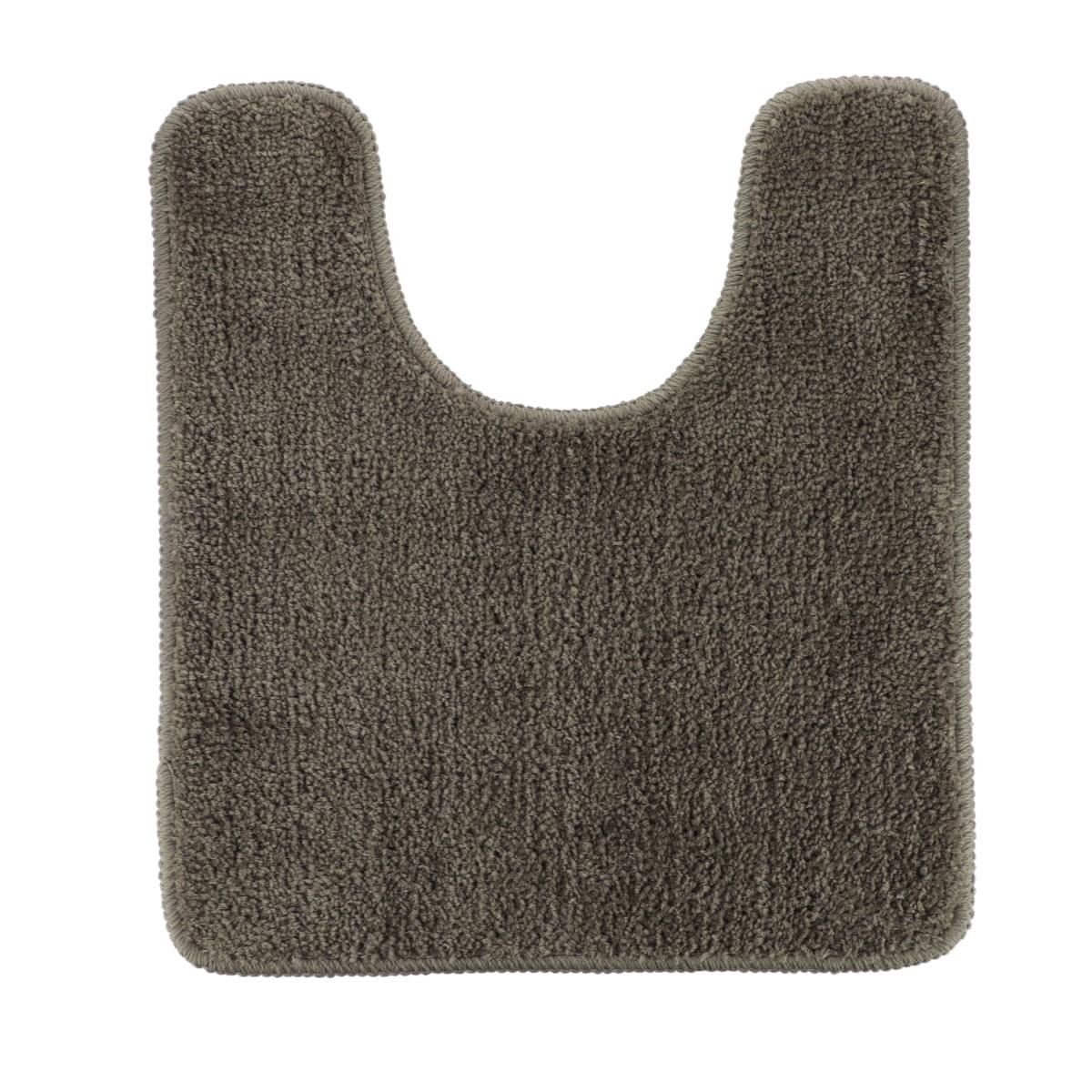 TAPIS CONTOUR WC 45X50CM DESSOUS LATEX TAUPE