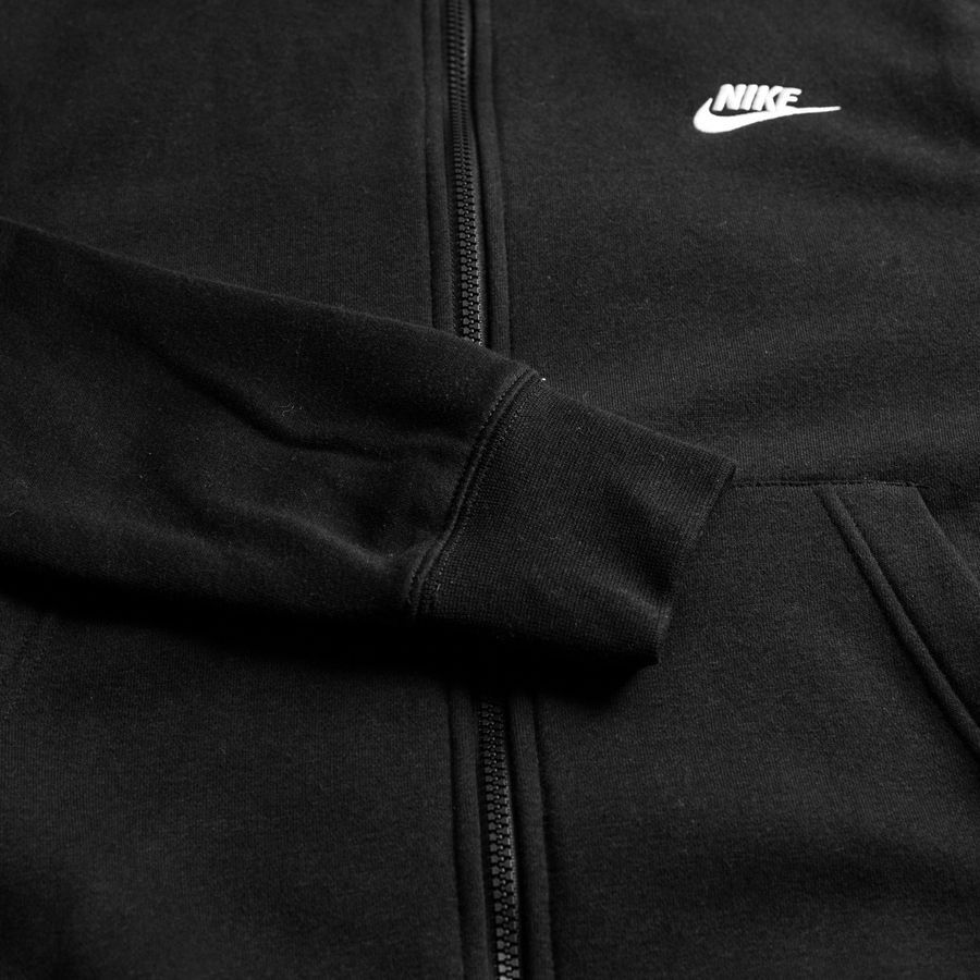 Nike Sweat à Capuche NSW Club - Noir/Blanc