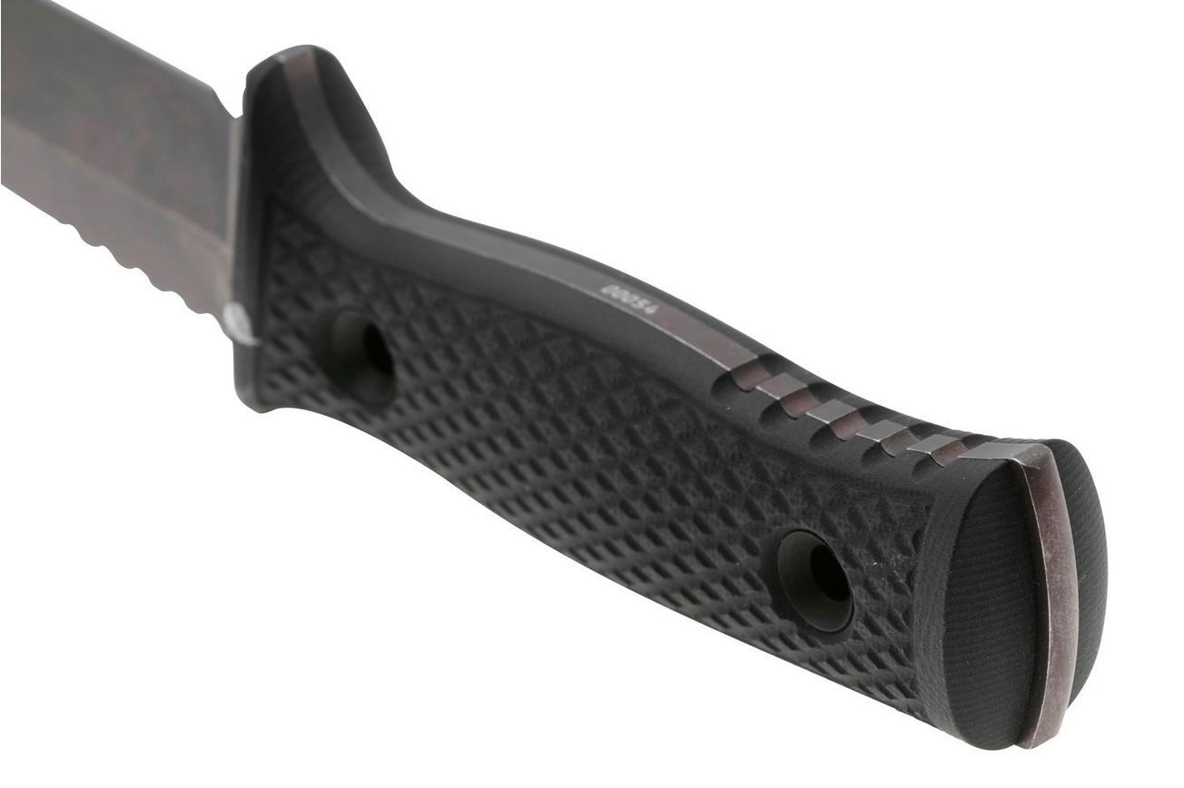 TRC M-1XT Elmax Post-Apocalyptic Finish, Black G10, Kydex Sheath, survivalmes