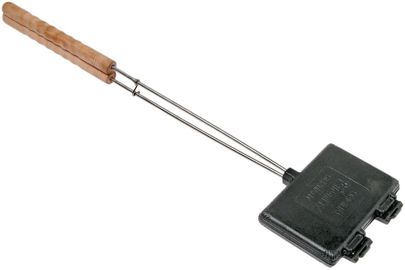 Petromax wafelijzer van gietijzer