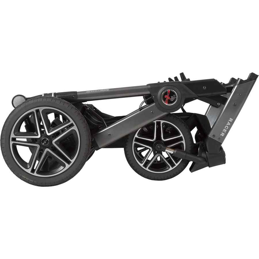 Hartan Kinderwagen Racer GTX mit Handbremse Casual Collection lovely teddy (904) Gestellfarbe platin