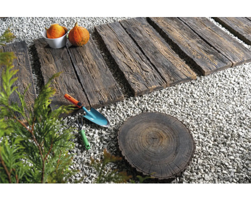 Betonnen houten plank, rustiek bruin, 90 x 22,5 x 4 cm