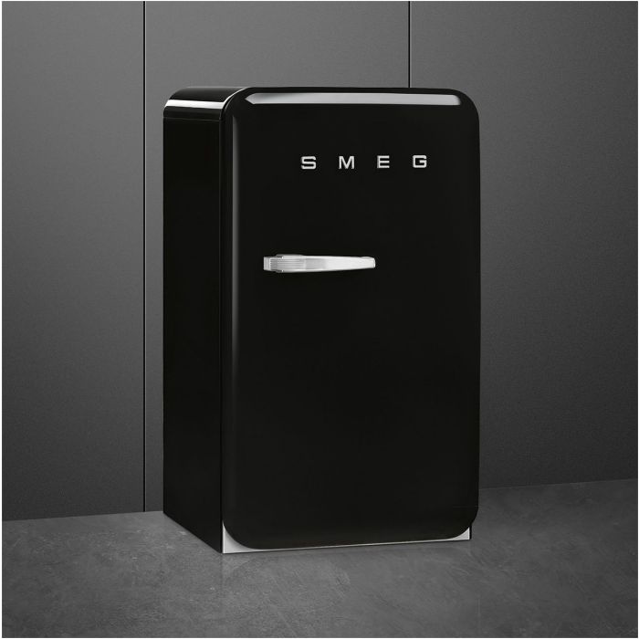 SMEG Stand-Kühlschrank 50's Retro Style FAB10HRBL5 Schwarz