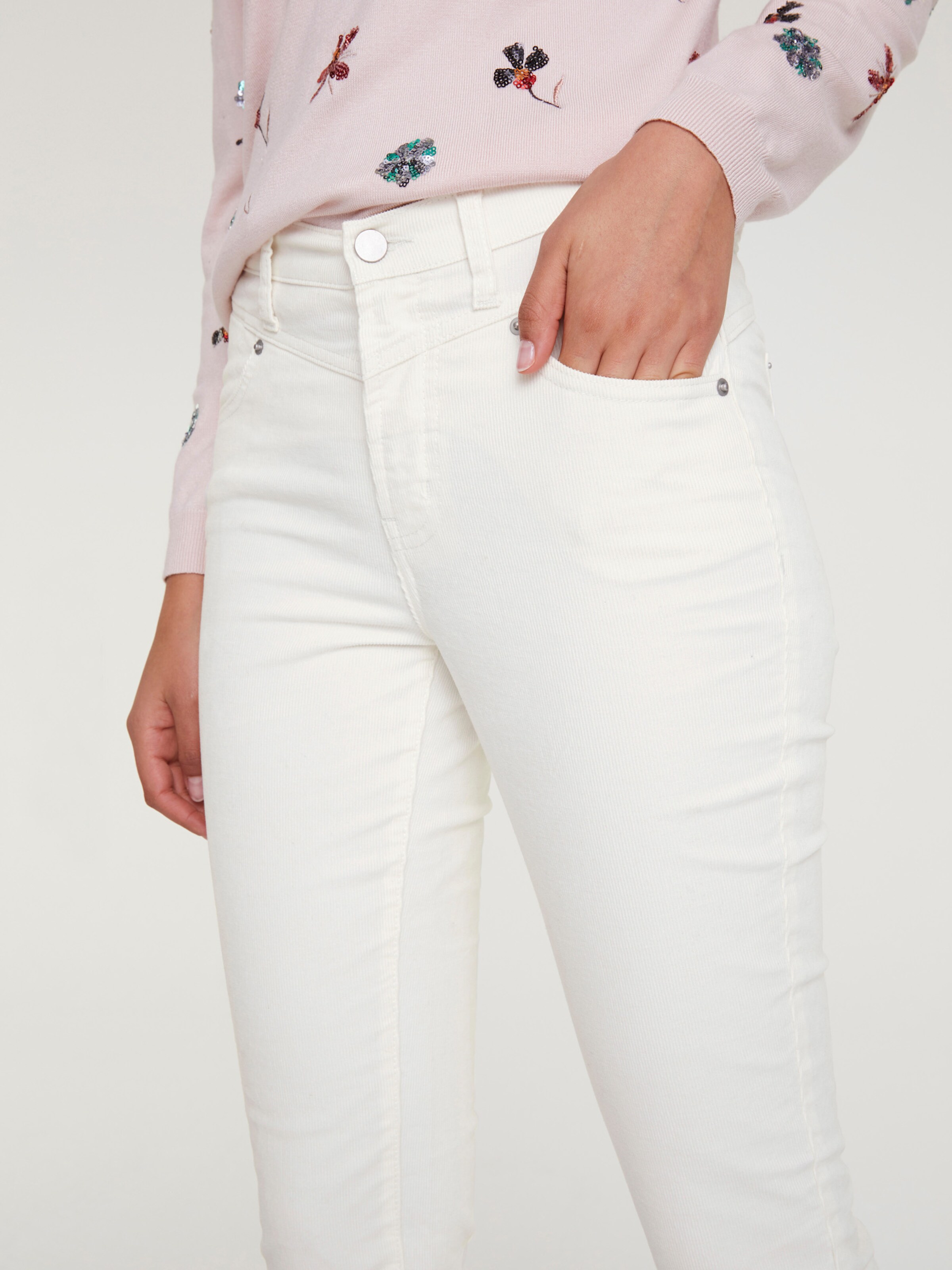 heine Cord-Hose in offwhite