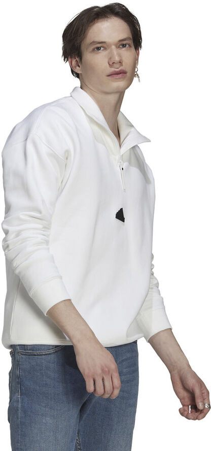 adidas 1/4 Zip sweatshirt Hvid