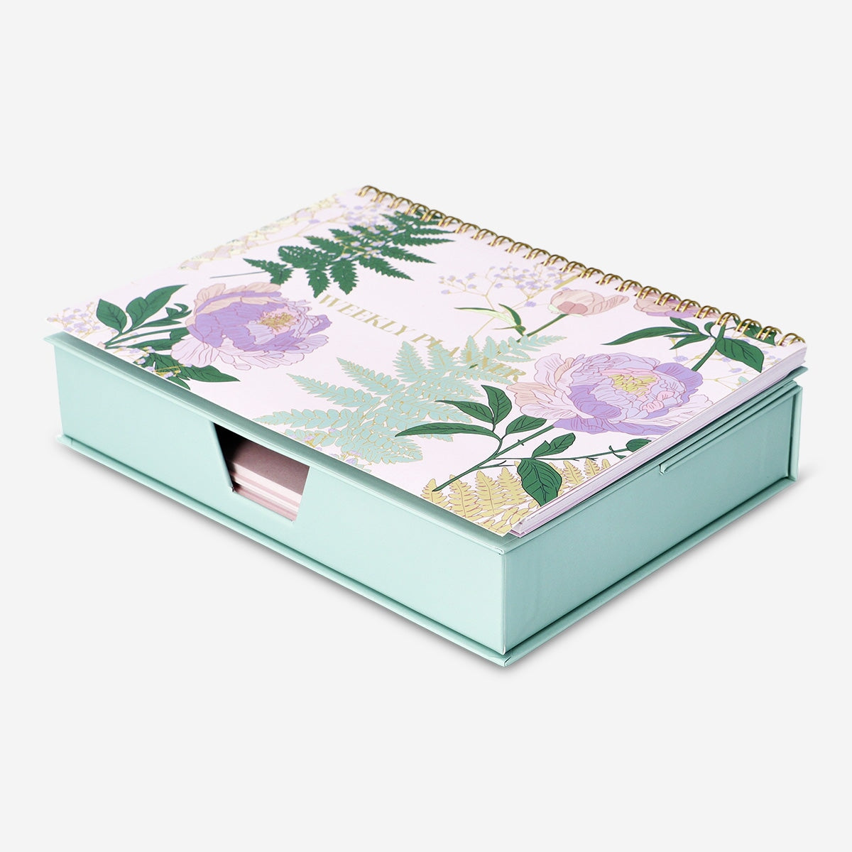 Blomstret ugeplanlægger