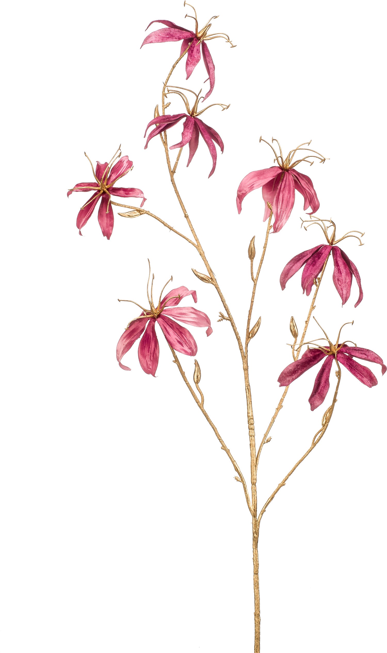 Emerald kunstbloem Gloriosa roze 110 cm