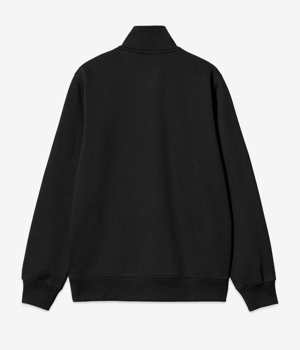 Carhartt WIP Chase Neck Zip Sweatshirt (black gold)