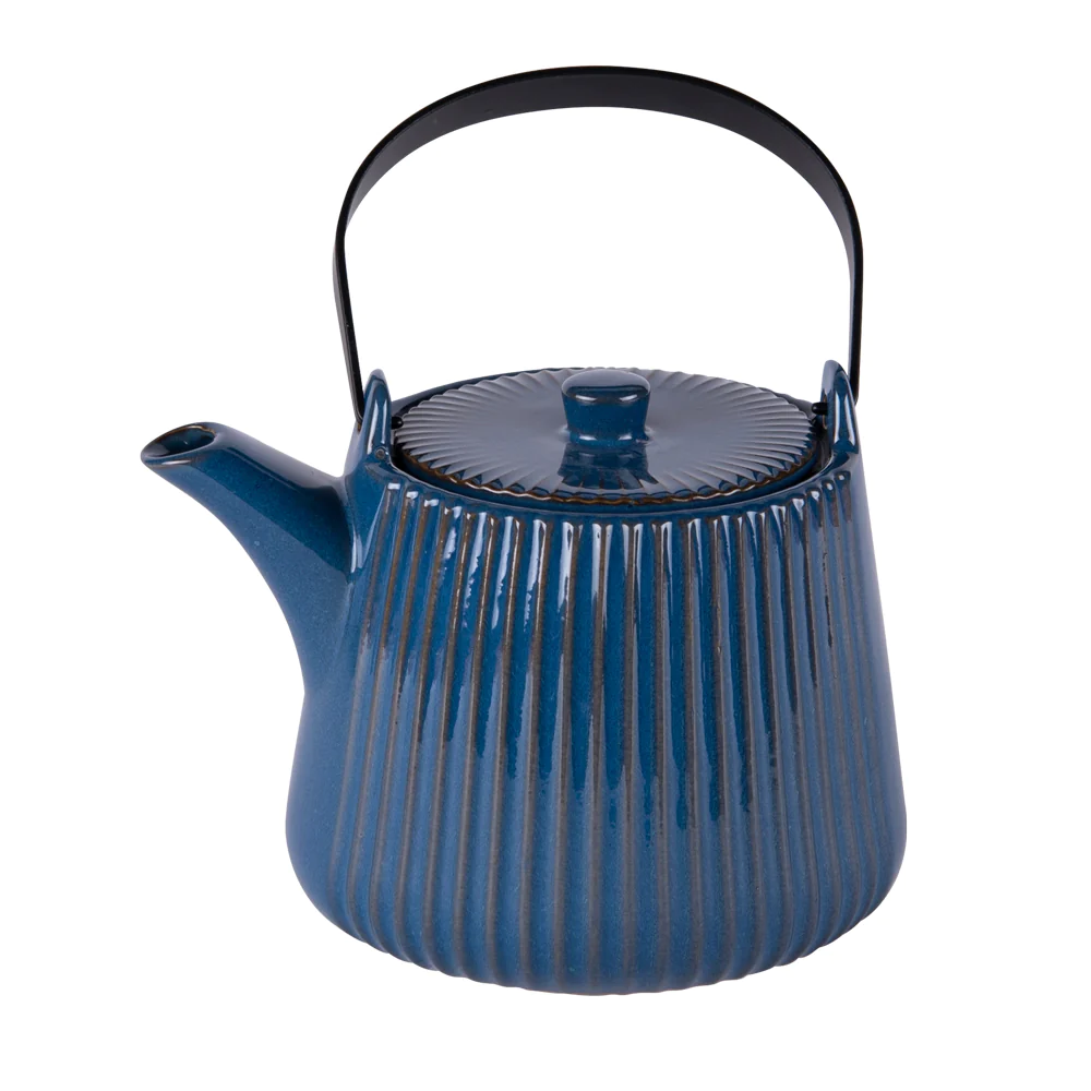 Théière Tiao 1L bleu avec filtre Table passion