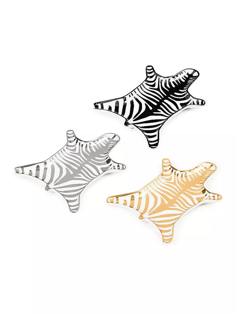 JONATHAN ADLER Schale ZEBRA 15x11cm Gold gold