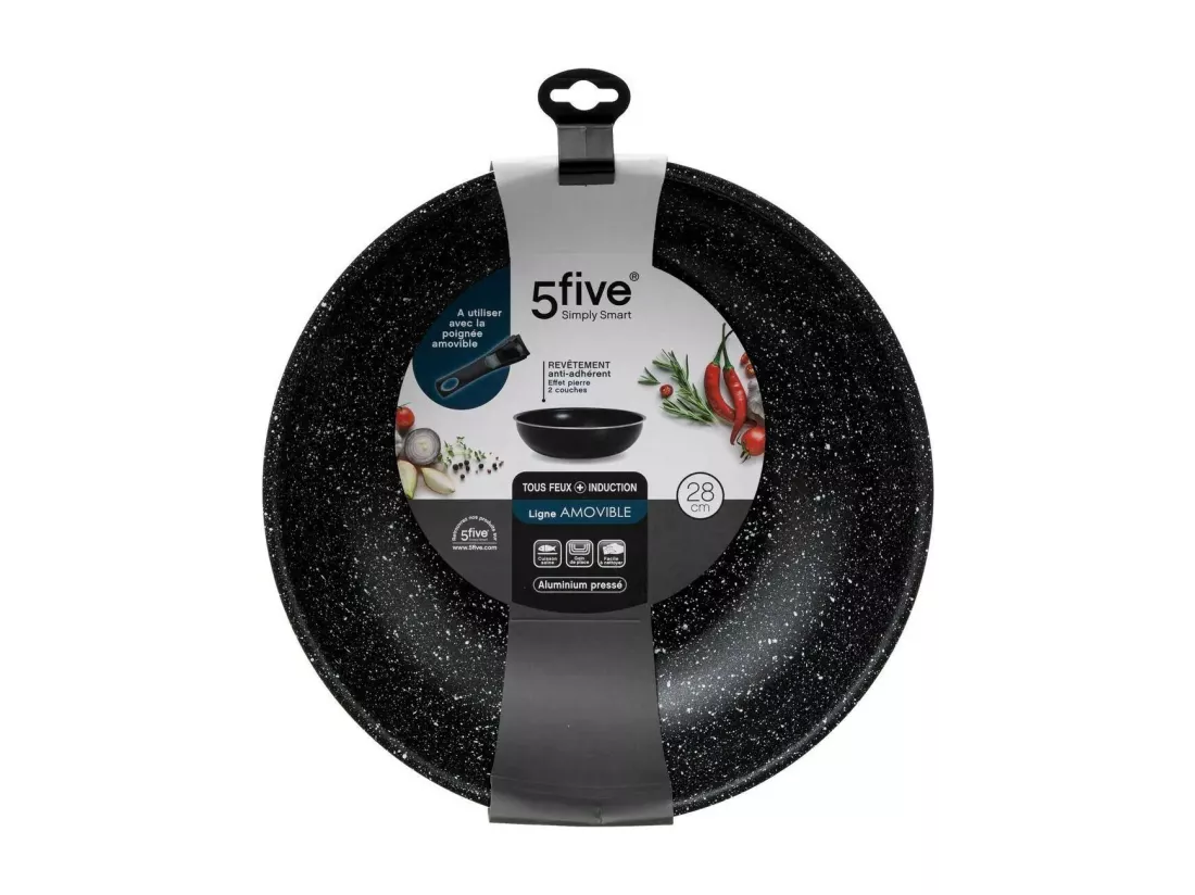 Wok en Aluminium 