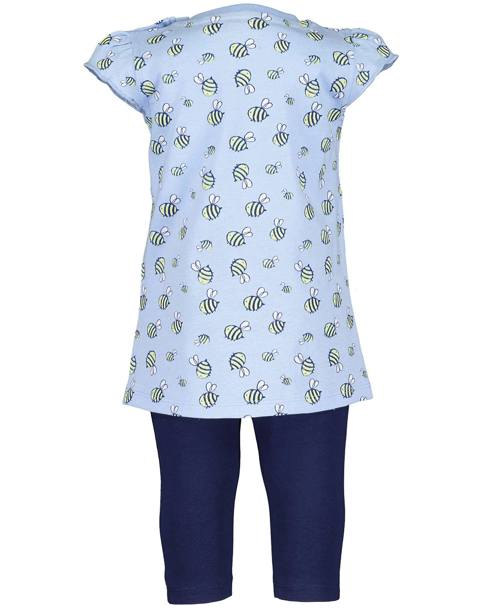 Tunika BUSY BEE 2-teilig in hellblau
