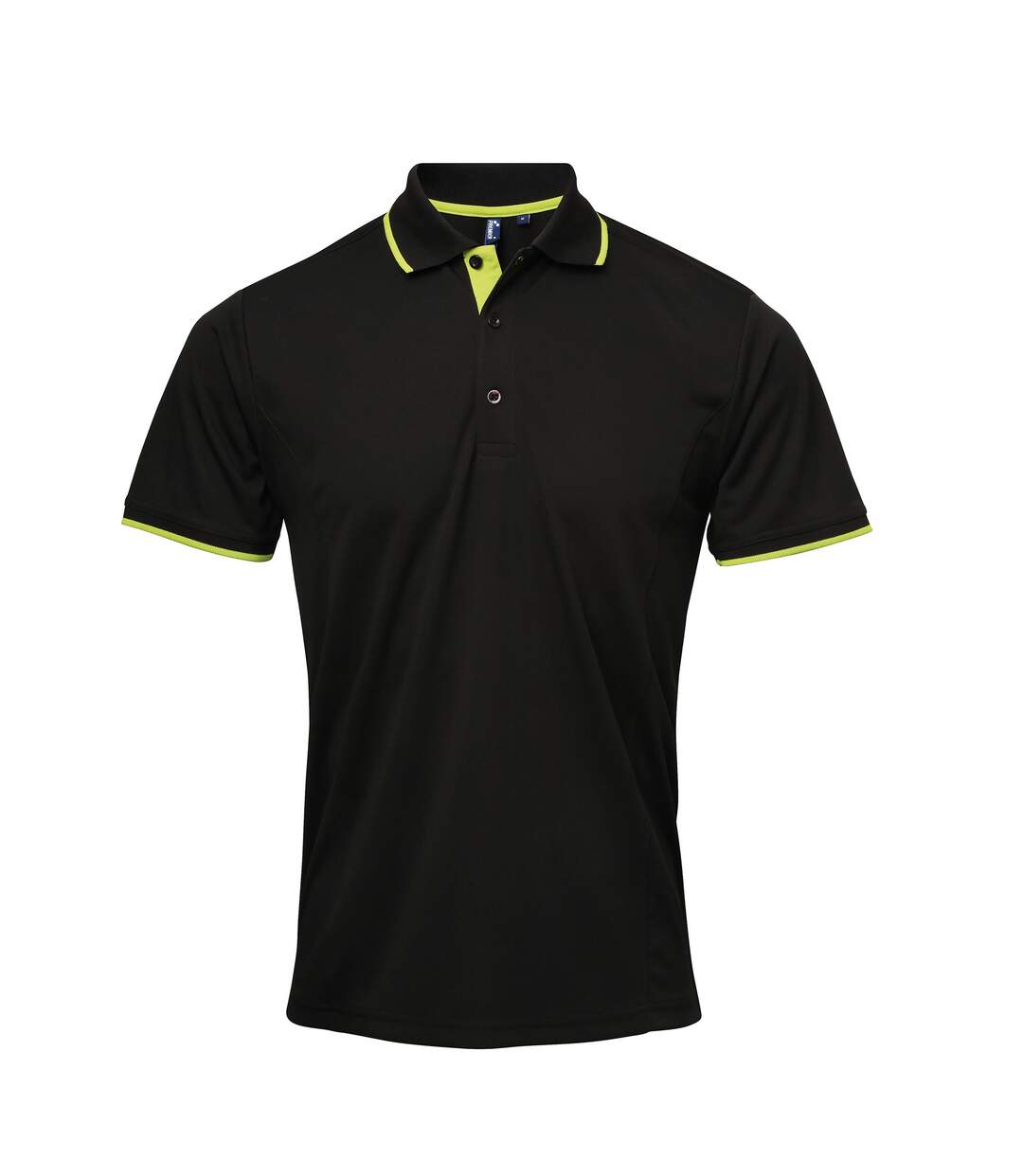 Premier - Polo - Hommes (Noir/Vert) - UTRW5520