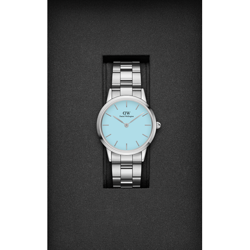 Daniel Wellington Iconic Link Capri ADW00100541 Ur, Stål/Turkis, 32 mm