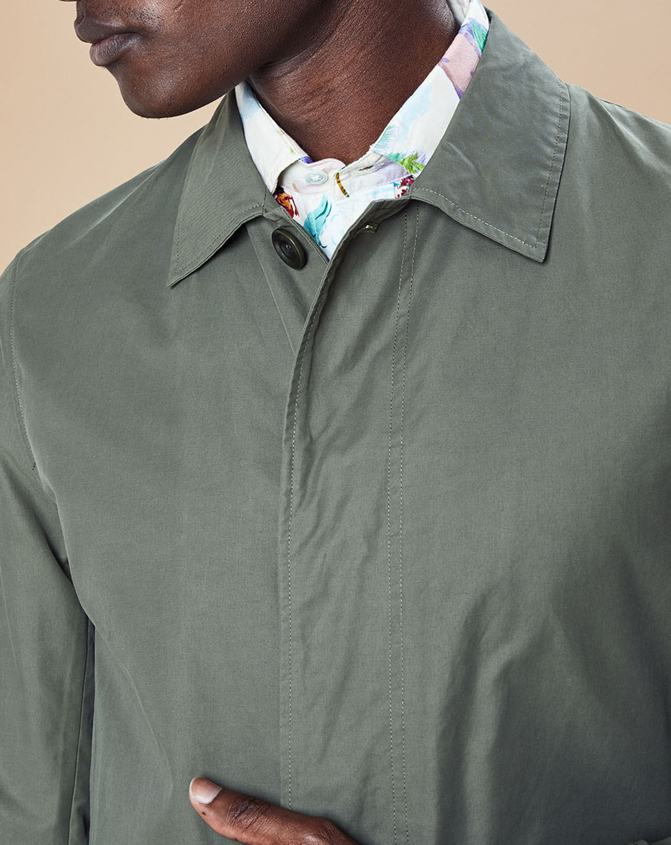 Hartford Manteau imperméable Jorrow kaki