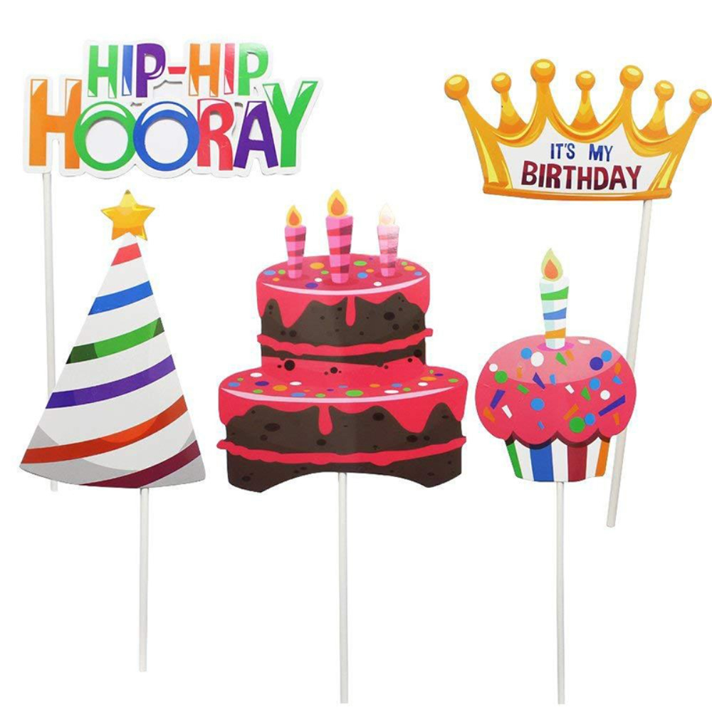 (18er Set) Photo Booth Fotorequisiten Party Foto Accessoires Dekorationen für lustige Bilder - Geburtstag