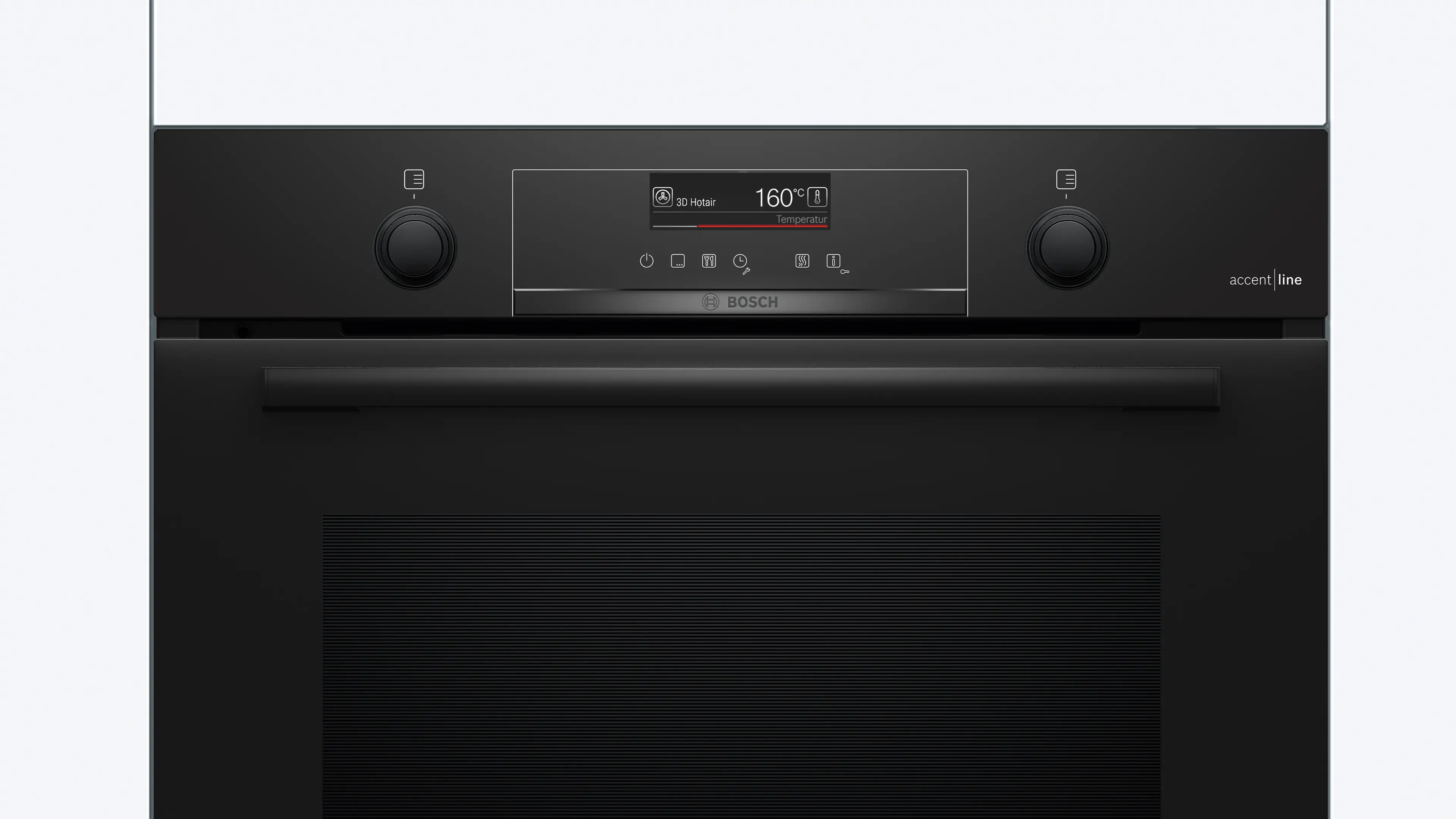 Serie 6 Bakoven 60 x 60 cm Zwart