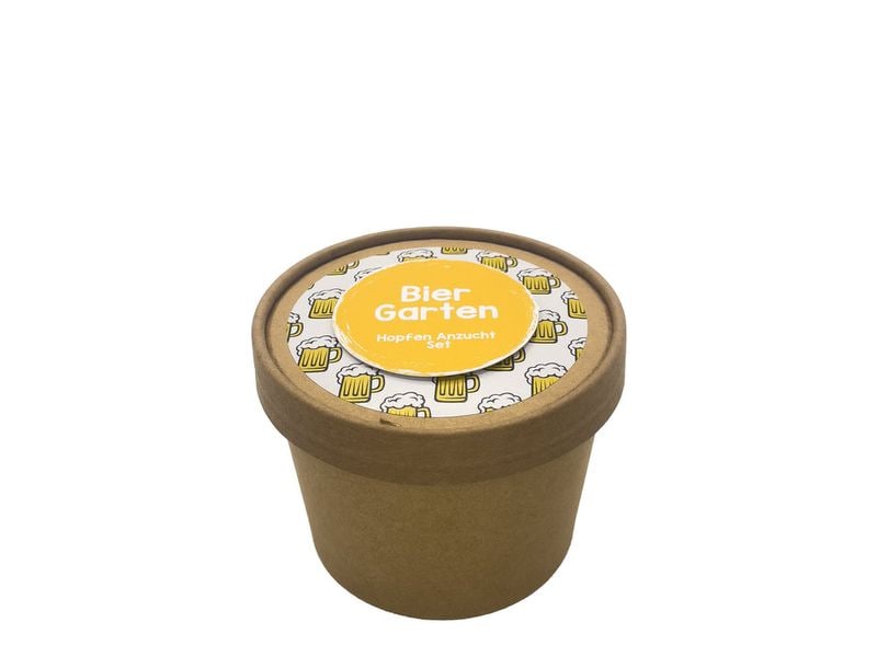Wunderle Mitbringsel Bier Garten Pott Hopfen 7 cm Anzucht Set für Hobbybrauer