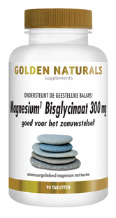 Golden Naturals Magnesium Bisglycinaat Tabletten 90VTB