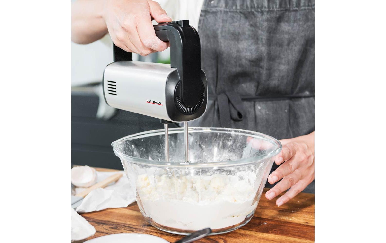 Gastroback Handmixer »Design Pro Silberfarben Schwarz« 500 W