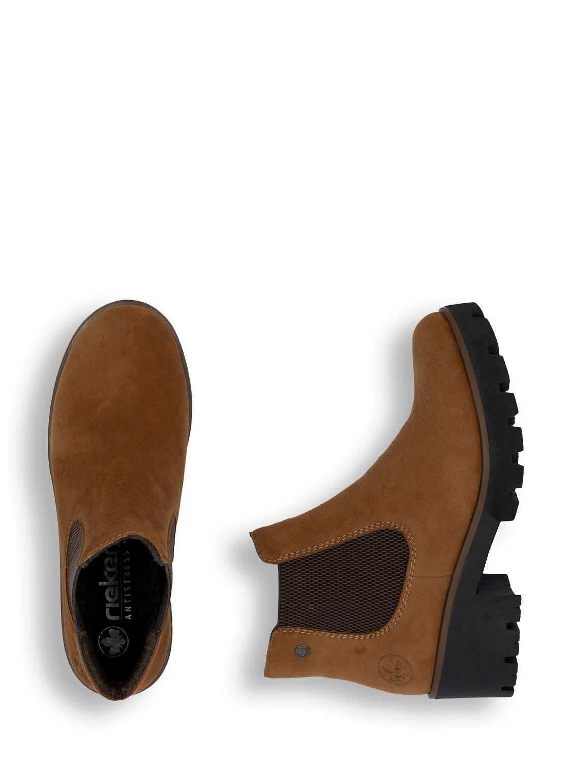 Rieker Malou Suede Boots Fleecefôret