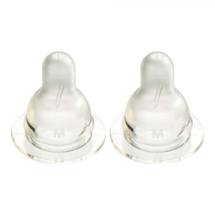 Difrax speen Natural Medium - 2 stuks transparant