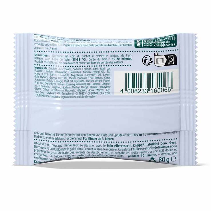 Kneipp naturkind Träum schön Sprudelbad, 80 g