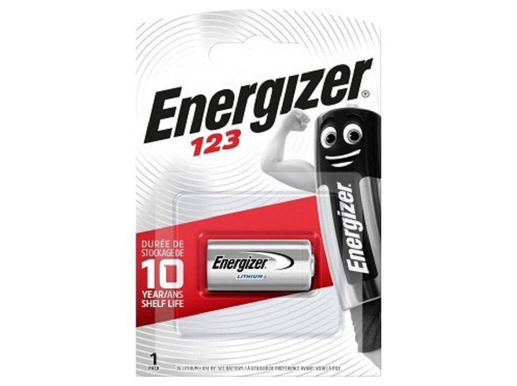 PILHA LITIO EL123 ENERGIZER 1 UNIDADE