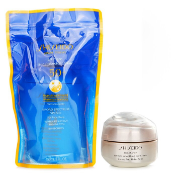 Shiseido Shiseido Ultimate Sun Protector Lotion SPF 50  Sunscreen (for Face and Body)   Benefiance Wrinkle Smoothing Eye Cream
