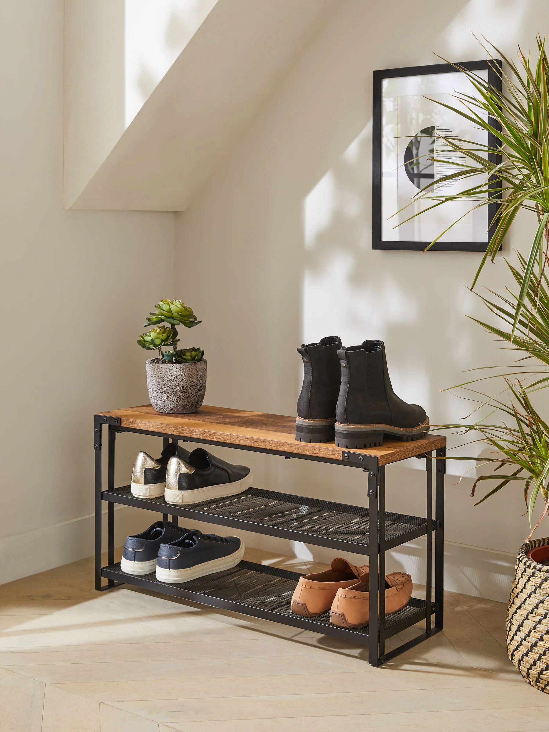 Zwarte Bronx Console schoenendoos