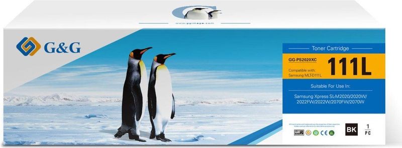 123inkt - Toner - Zwart - Hoge Capaciteit - Vervangt Samsung MLT-D111L