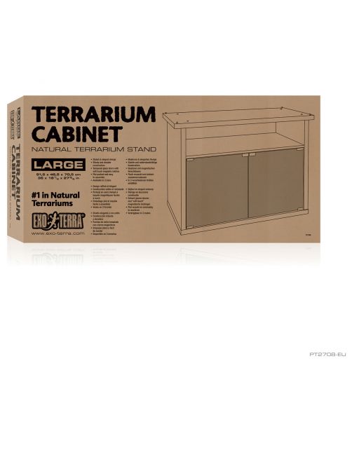 Exo Terra Terrariumkast - Terraria - 90x45x70 cm Zwart