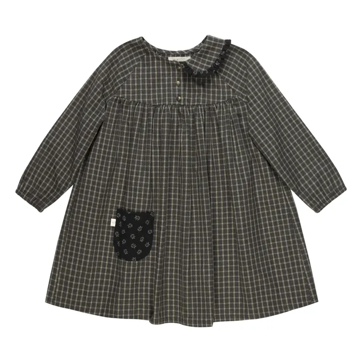 Lilinoa Robe Naël à Carreaux | Gris