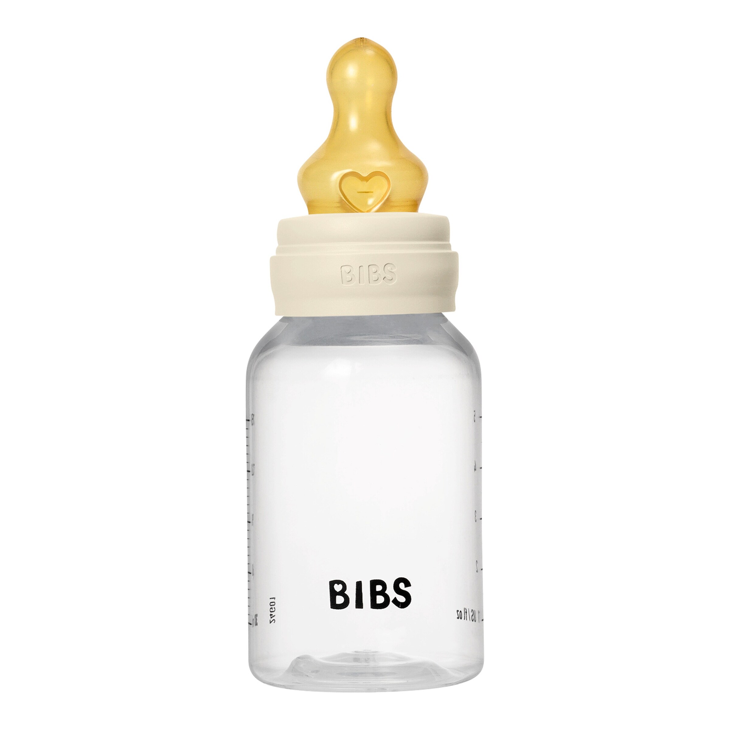 BIBS Babyflasche aus Kunststoff, 150 ml, ab 0M ivory
