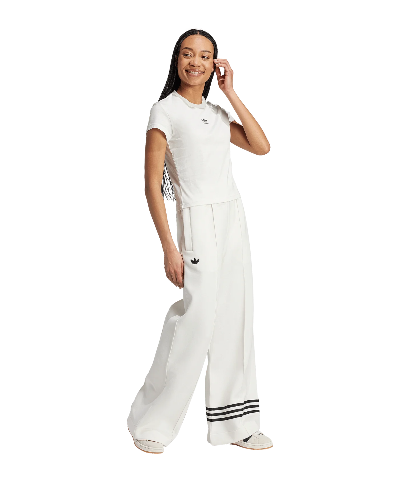 adidas Originals Essential Slim T-Shirt Damen Weiss