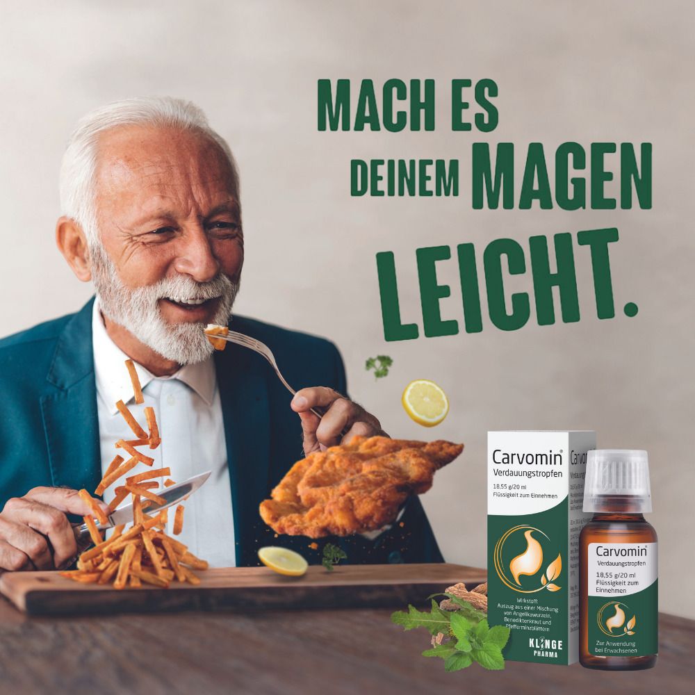 CARVOMIN Verdauungstropfen bei Magen-Darm-Beschwerden