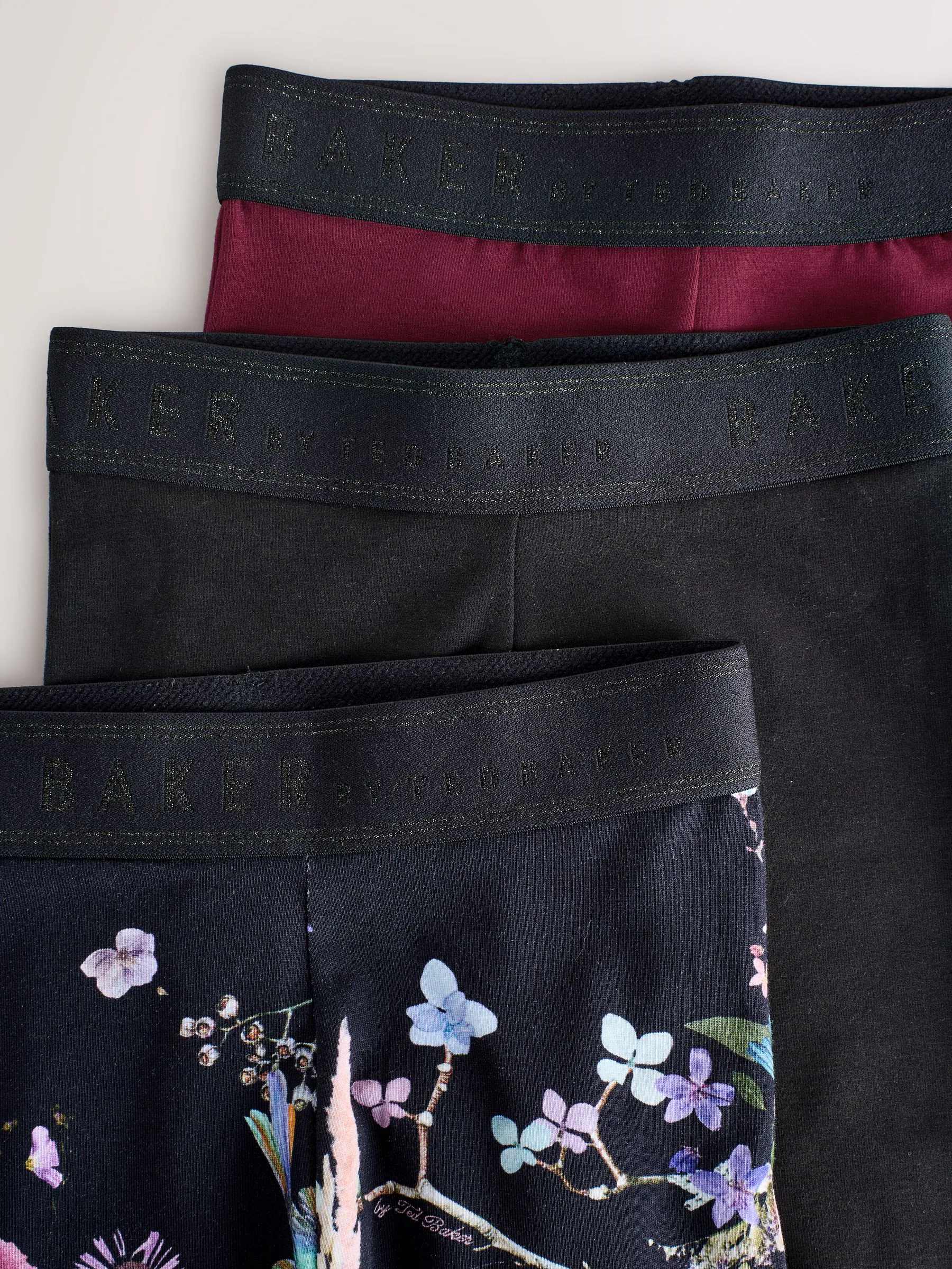 Zwart/rood - Baker by Ted Baker Leggings 3 Pack
